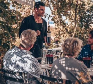 Wine tasting in Santorini